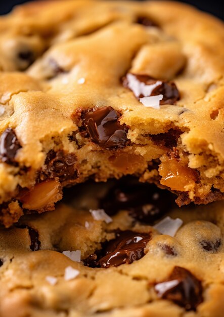 Arreglo de deliciosas galletas de alto ángulo