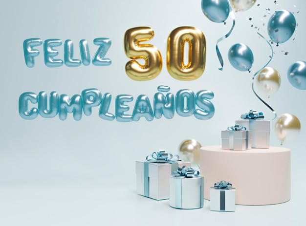 Imágenes de Feliz Cumpleanos 50 Anos - Descarga gratuita en Freepik