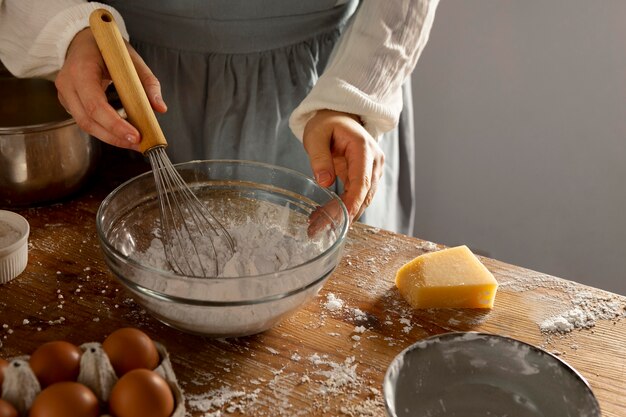 Arreglo para hacer pan de queso delicioso