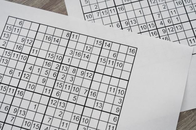 Arreglo de la página del juego Sudoku