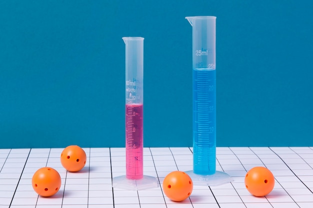 Arreglo de tema de química naturaleza muerta