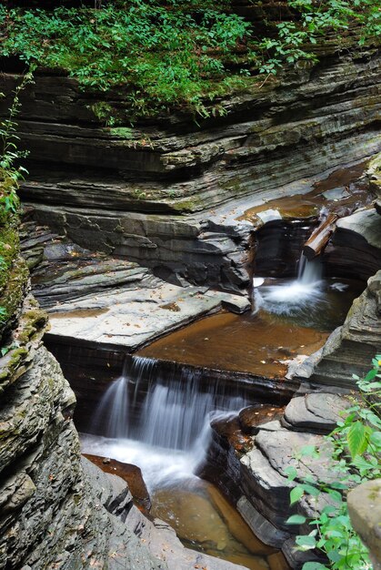 Arroyo sobre rocas