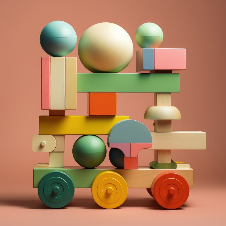 Foto gratuito arte abstracto hecho de formas geométricas en 3d.