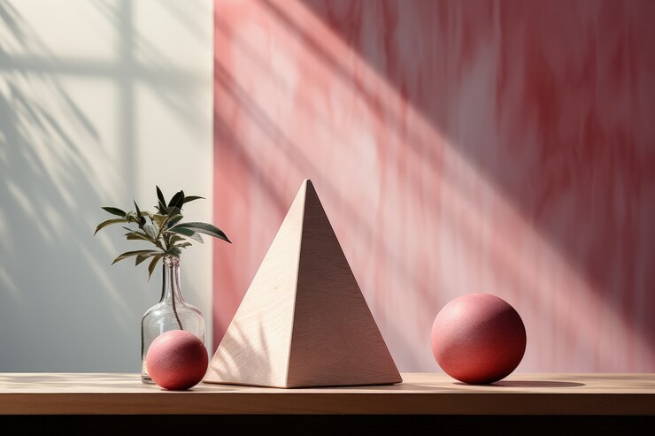 Foto gratuito arte abstracto hecho de formas geométricas en 3d.