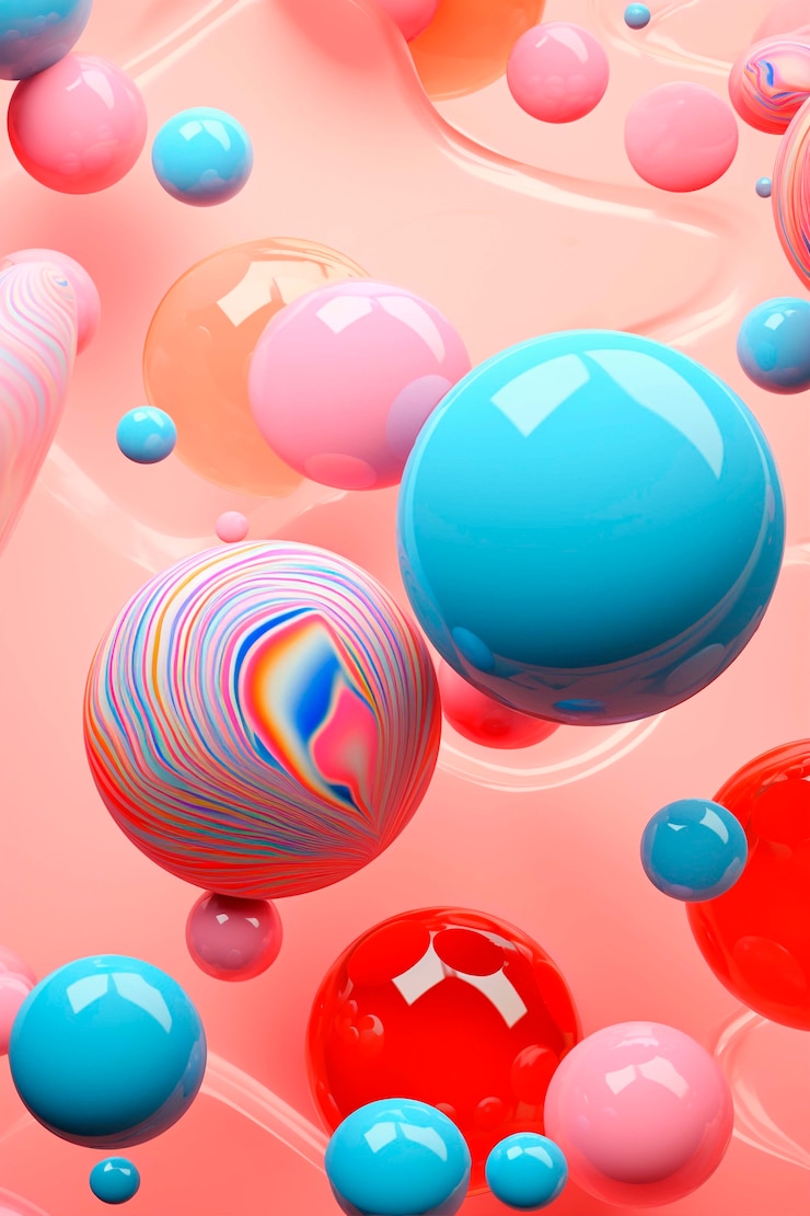Foto gratuito arte artístico de esfera moderna 3d.