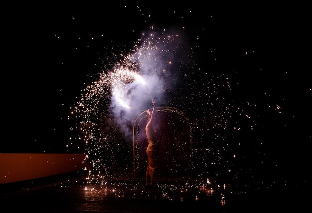 Arte, boda, borrosa, ocio, llama