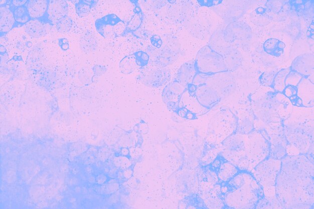 Arte de burbuja azul sobre fondo rosa estilo abstracto