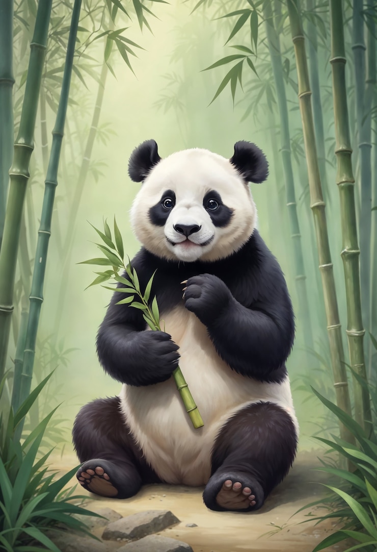Foto gratuito arte digital de animales de estilo anime