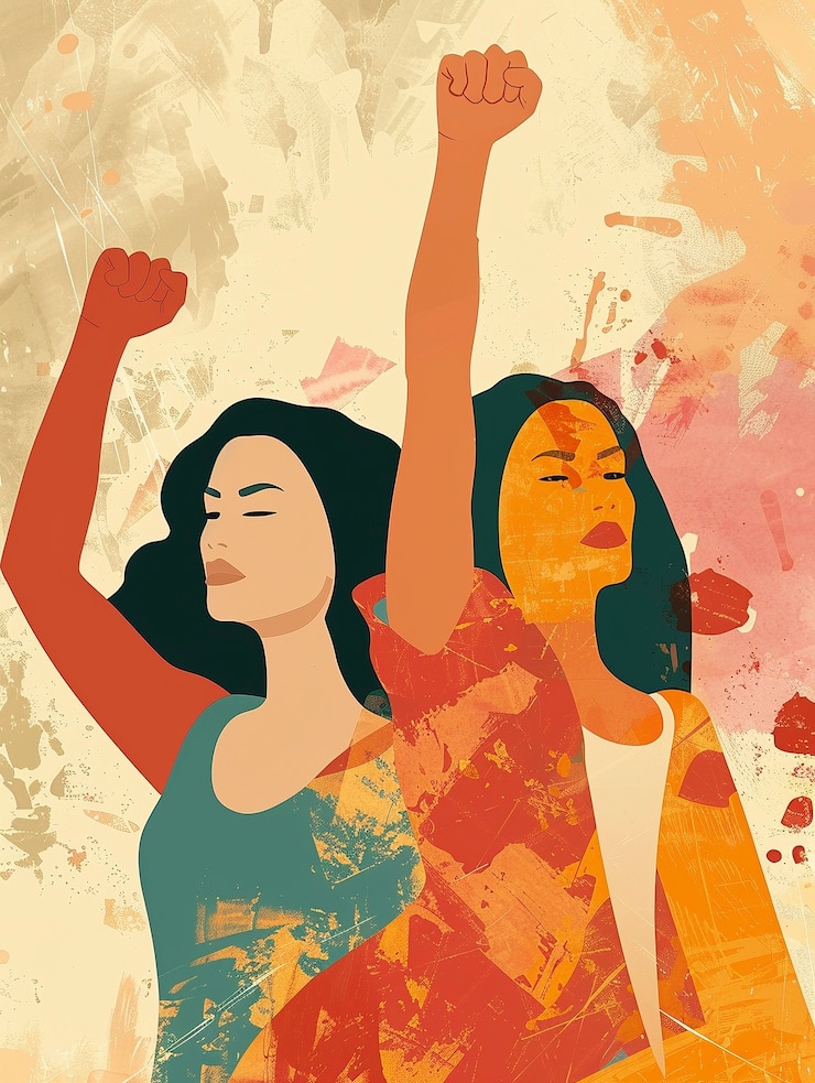 Foto gratuito arte digital para la celebración del día internacional de la mujer y los derechos de la mujer
