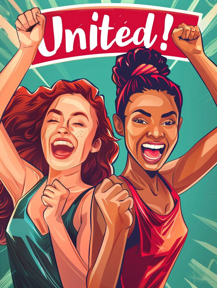 Foto gratuito arte digital para la celebración del día internacional de la mujer y los derechos de la mujer