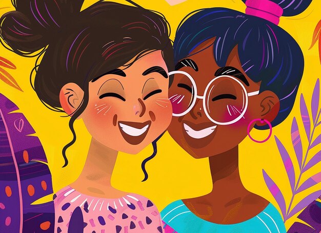 Arte digital para la celebración del Día Internacional de la Mujer y los derechos de la mujer