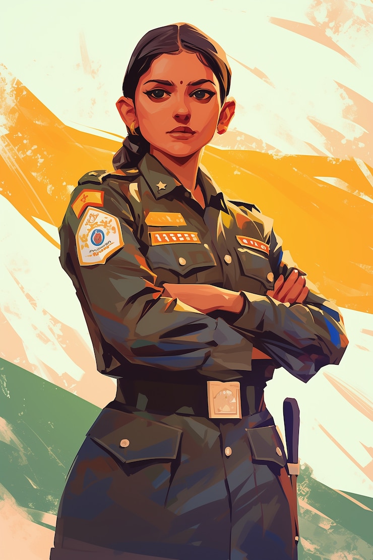 Foto gratuito arte digital que representa el día de la independencia de la india
