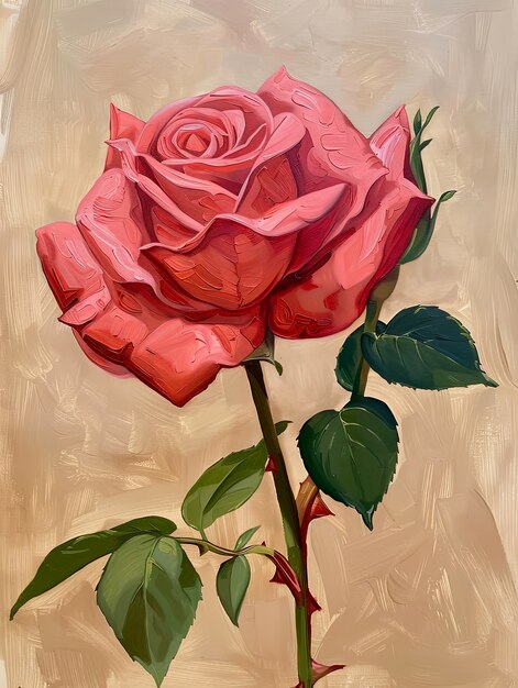 Foto gratuita arte digital de rosas antiguas