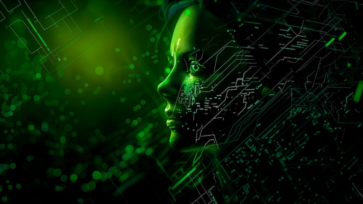 Foto gratuito arte digital de la tecnología de la inteligencia artificial