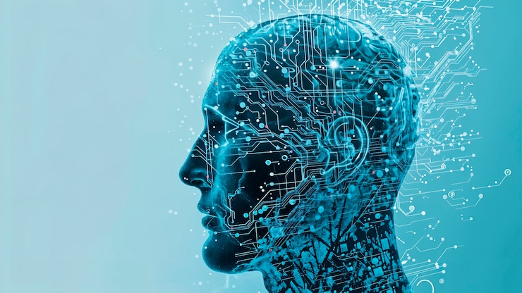 Foto gratuito arte digital de la tecnología de la inteligencia artificial