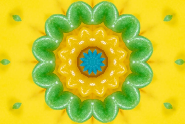 Arte de mandala Fondo de patrón de colores