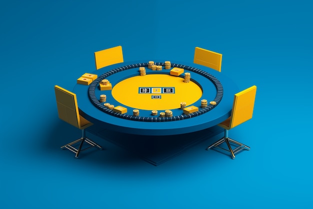 Artículo de casino tridimensional