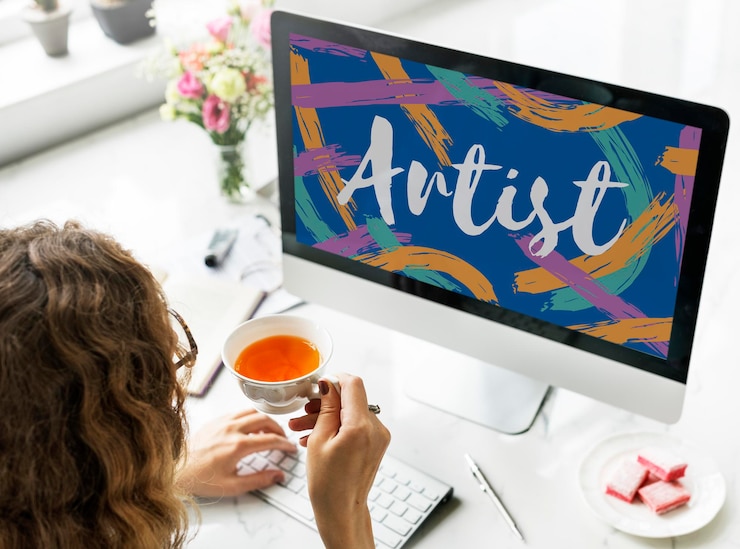 Foto gratuito artista arte creación artesanal concepto de imaginación creativa