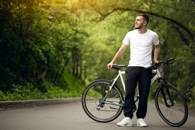 Asfalto background biking activo adulto