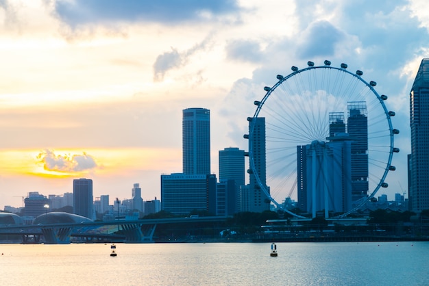 asiático atracción símbolo gigante de Singapur