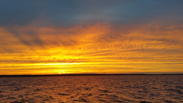 Atardecer en la playa