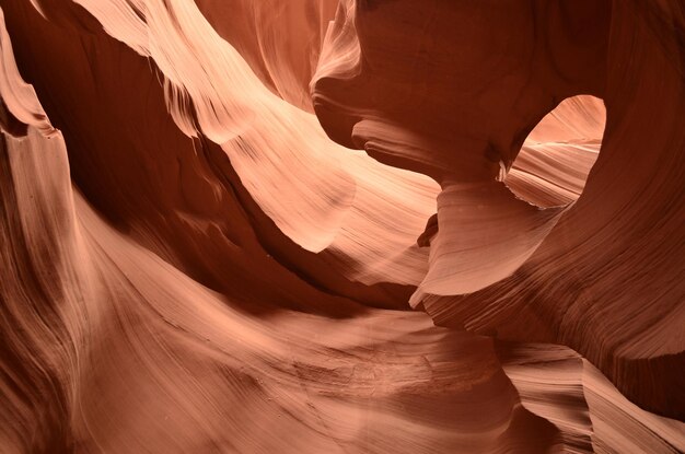 Atractivas vistas de Antelope Canyon en Arizona.