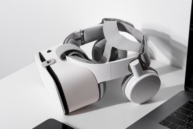 Auriculares VR por tecnología de juegos por computadora