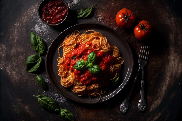 Foto gratuita auténtica pasta italiana