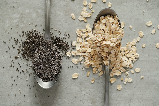 Avena saludable para el desayuno