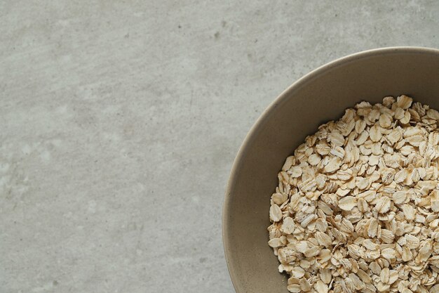 Avena saludable para el desayuno