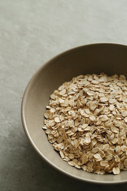 Avena saludable para el desayuno