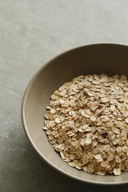 Avena saludable para el desayuno