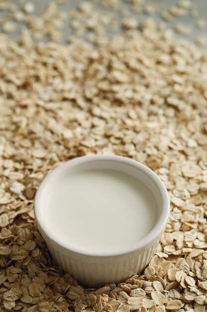 Avena saludable para el desayuno