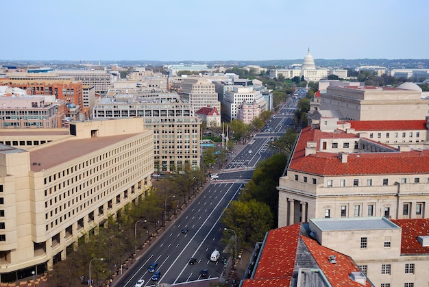 Foto gratuita avenida pensilvania washington d.c.