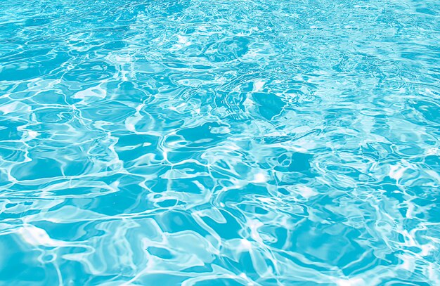 Azul, piscina, rippled, agua, detalle