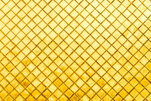 Azulejo de mosaico de oro