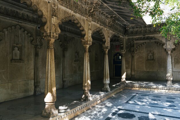 Badi Mahal o Palacio del Jardín del Palacio de la Ciudad en Udaipur, Rajastán, India