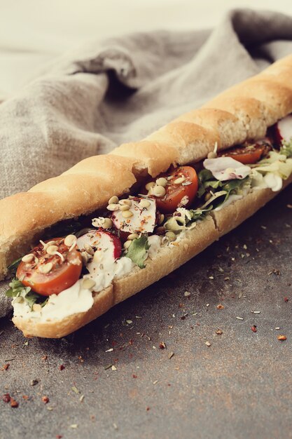 Baguette Vegetariana