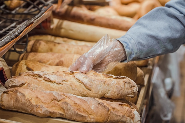 Baguettes recién horneadas