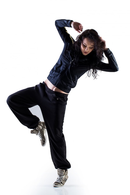 Foto gratuita bailarina de hip-hop