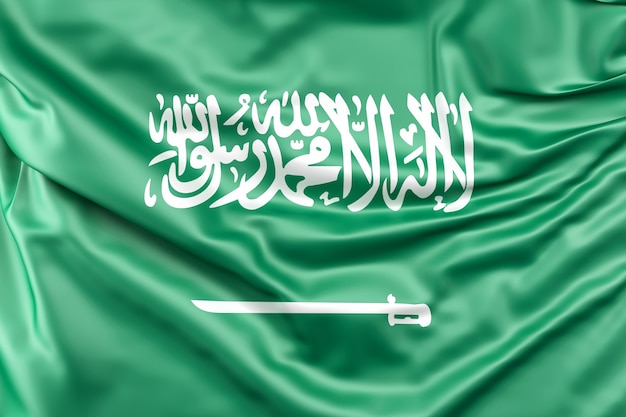 Foto gratuita bandera de arabia saudita