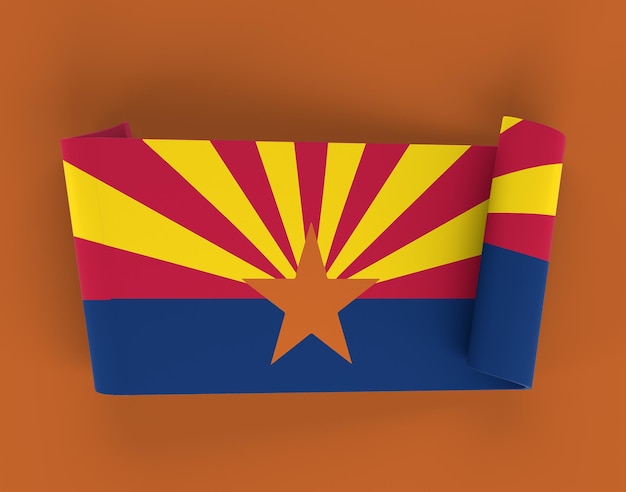 Foto gratuita bandera de arizona