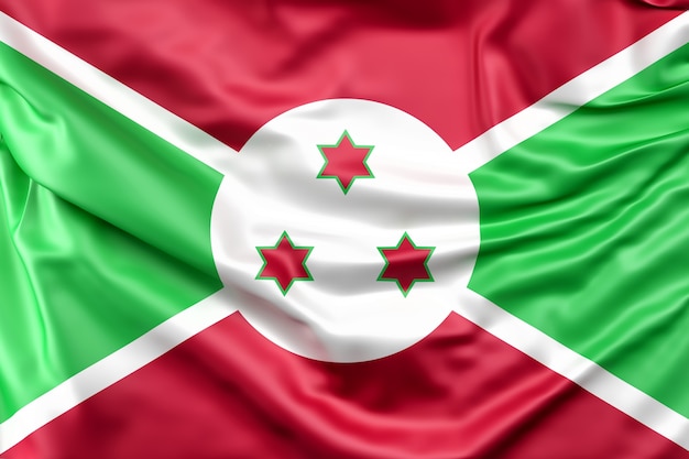 Foto gratuita bandera de burundi