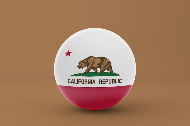 Foto gratuita bandera de california