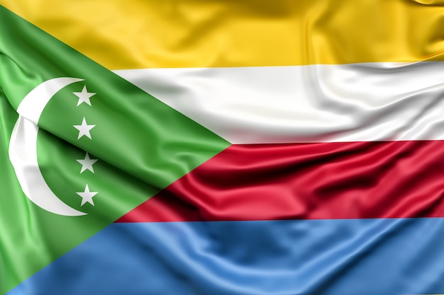 Foto gratuita bandera de comoras