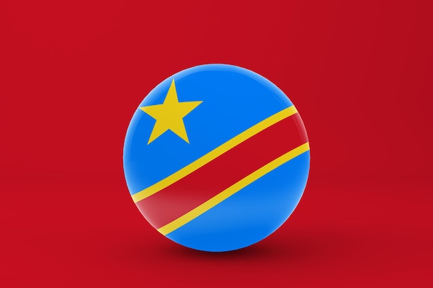 Foto gratuita bandera del congo