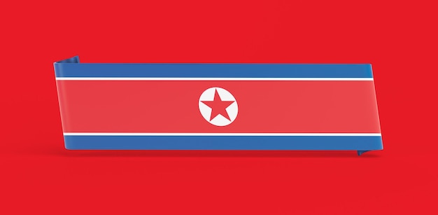 Foto gratuita bandera de corea del norte