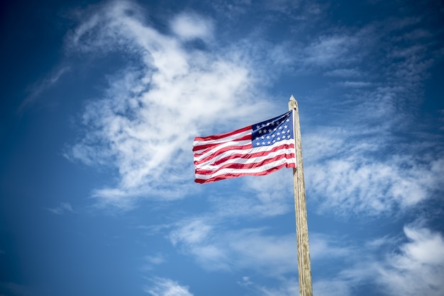 Foto gratuita bandera de estados unidos