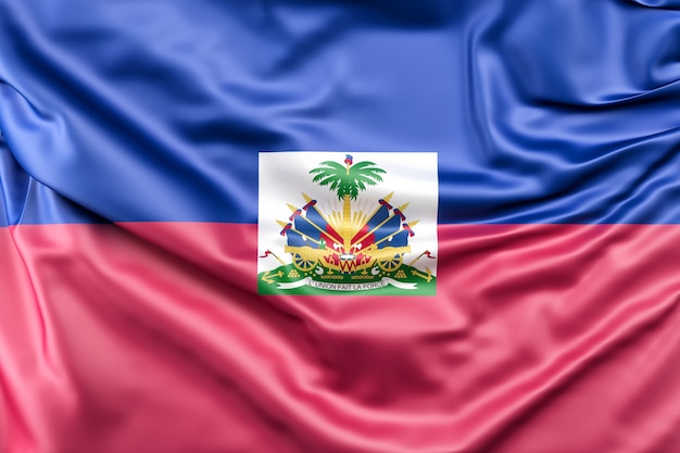Foto gratuita bandera de haití