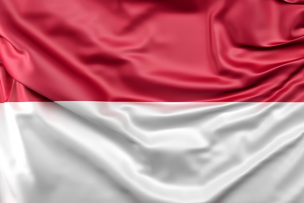 Foto gratuita bandera de indonesia